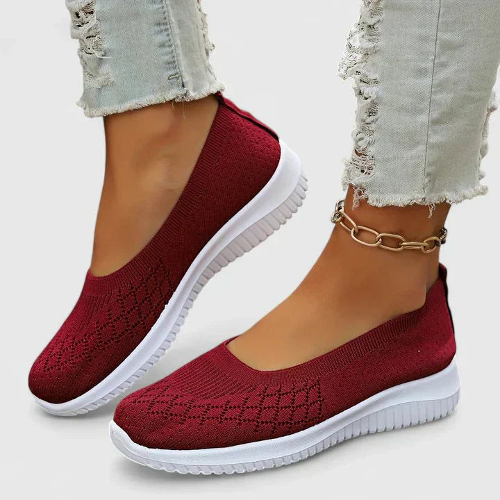 Women’s Comfort Arch Support Slip-On Walking Shoes