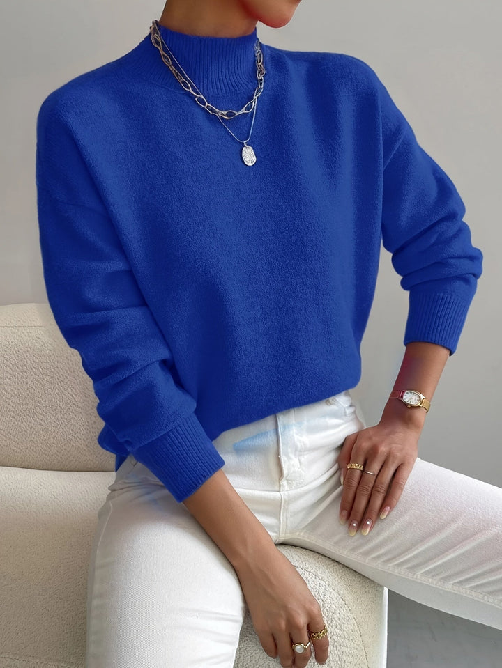 Women’s Ribbed Long Sleeve Turtleneck Sweater