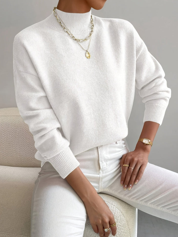 Women’s Ribbed Long Sleeve Turtleneck Sweater