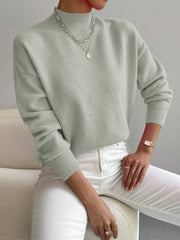 Women’s Ribbed Long Sleeve Turtleneck Sweater