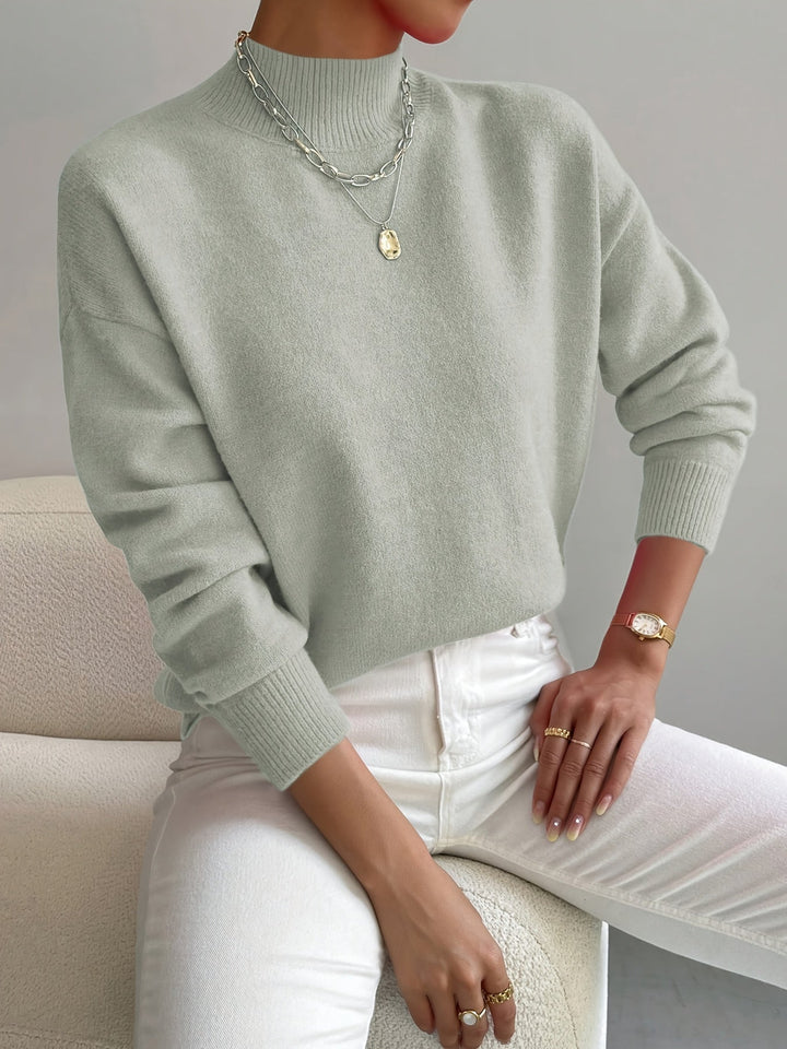 Women’s Ribbed Long Sleeve Turtleneck Sweater