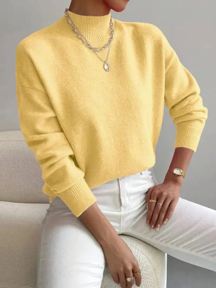Women’s Ribbed Long Sleeve Turtleneck Sweater