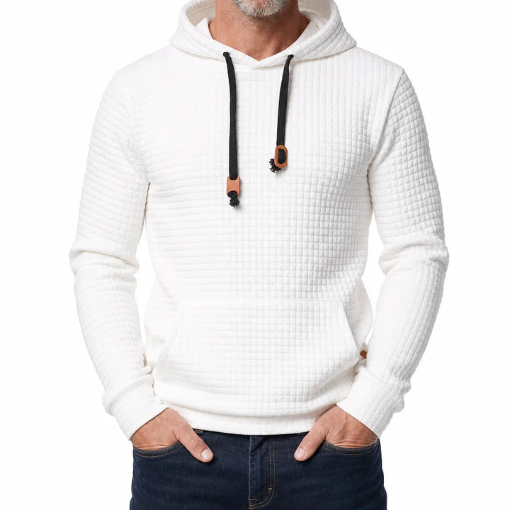 Men’s Textured Pullover Hoodie