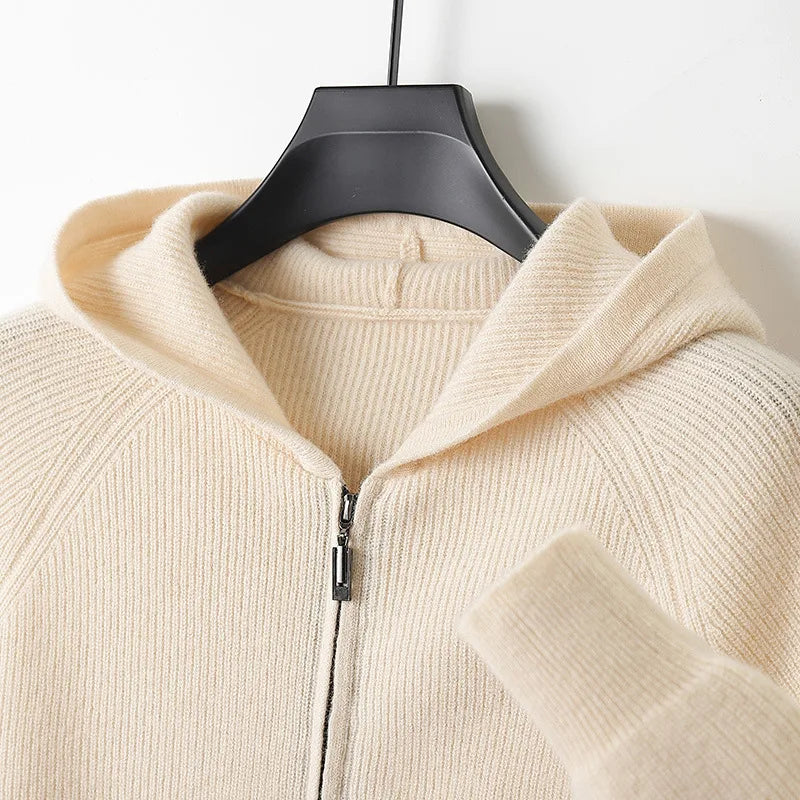 Men’s Hooded Full-Zip Cardigan