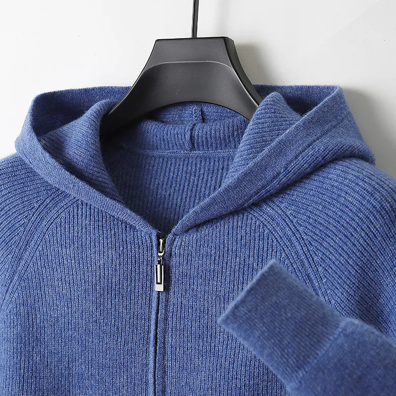 Men’s Hooded Full-Zip Cardigan