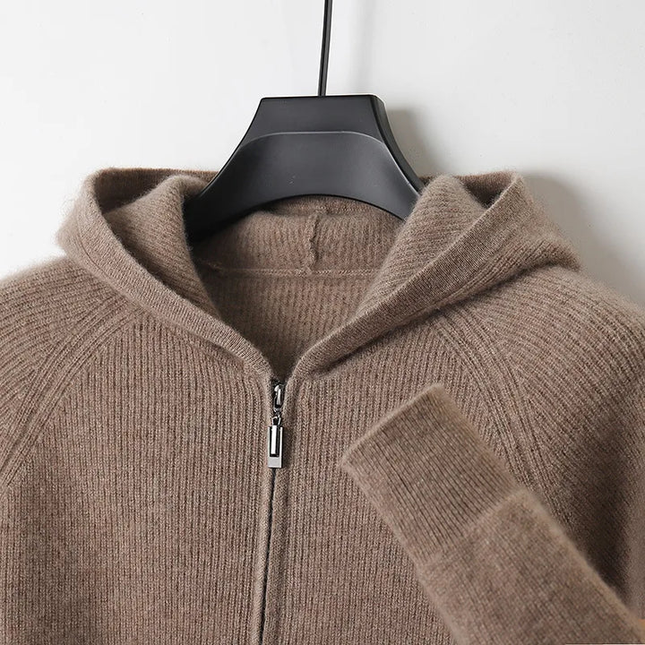 Men’s Hooded Full-Zip Cardigan