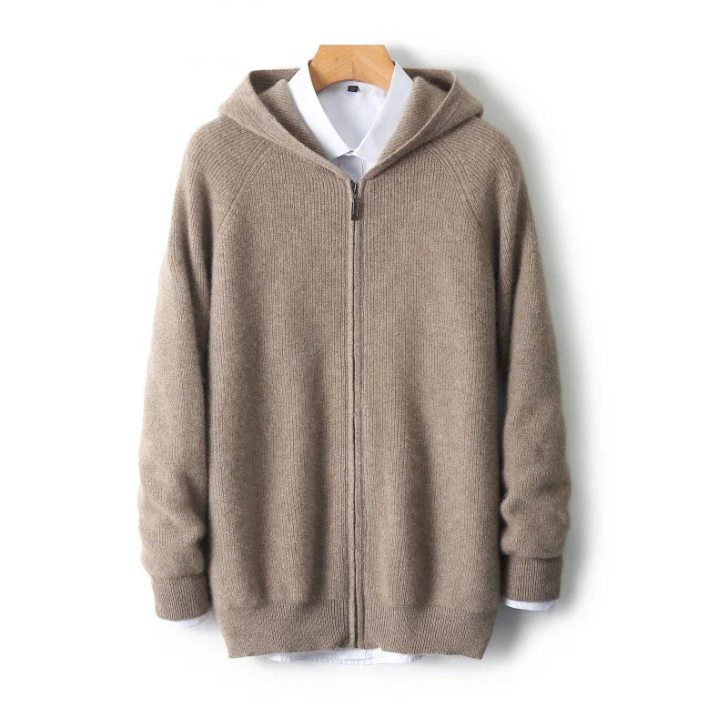 Men’s Hooded Full-Zip Cardigan