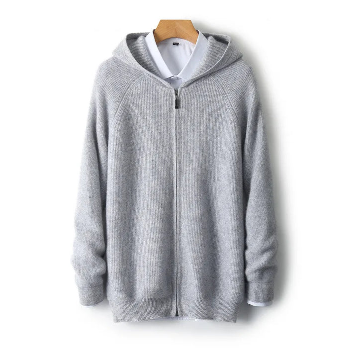 Men’s Hooded Full-Zip Cardigan