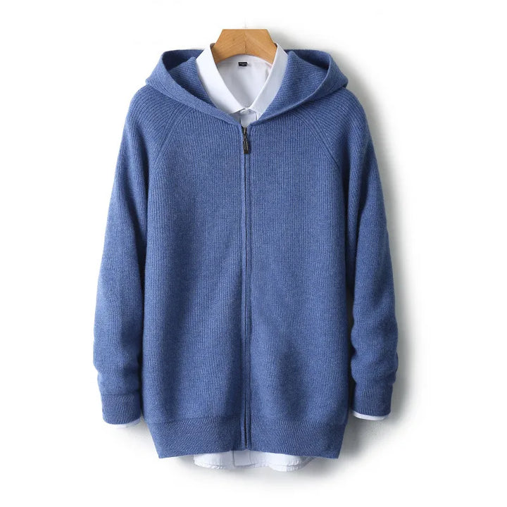 Men’s Hooded Full-Zip Cardigan