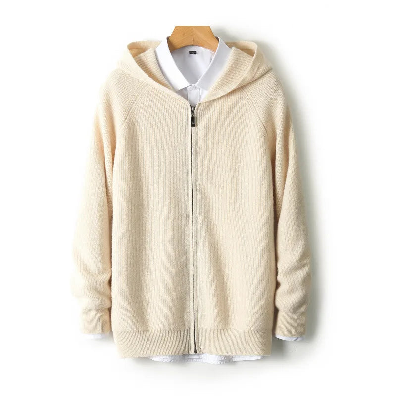 Men’s Hooded Full-Zip Cardigan