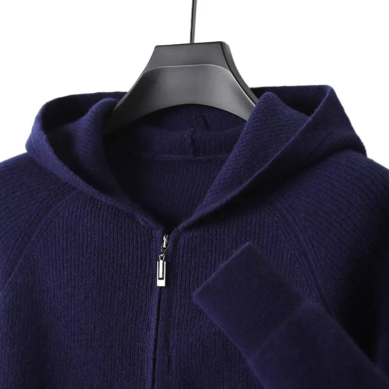 Men’s Hooded Full-Zip Cardigan