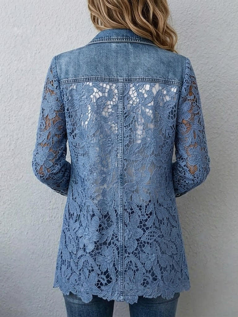 Women’s Tailored Floral Panel Blazer