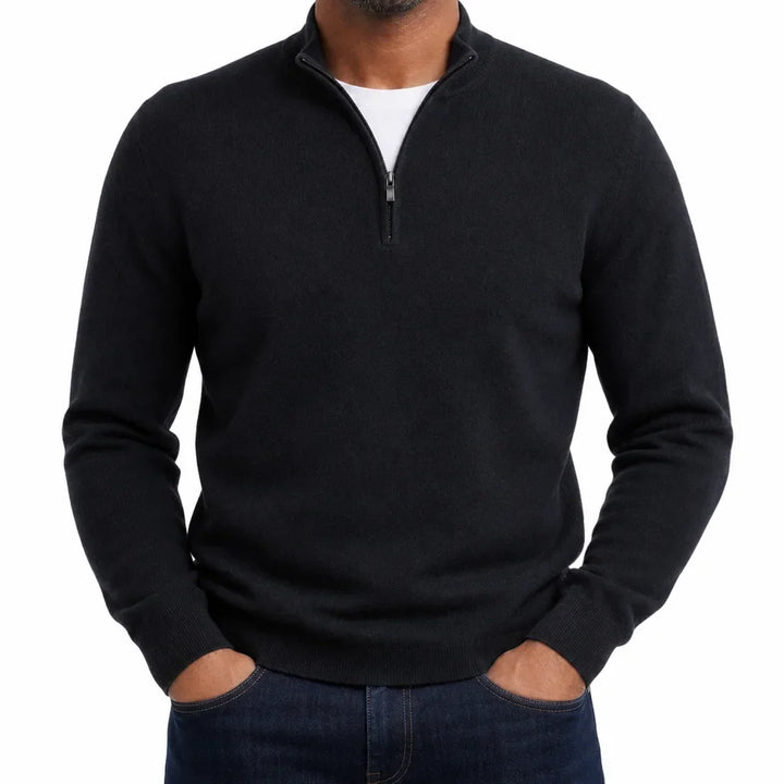 Men’s Quarter-Zip Pullover Sweater