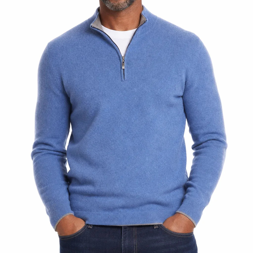 Men’s Quarter-Zip Pullover Sweater
