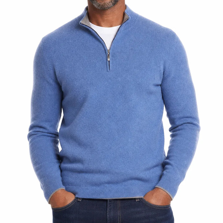 Men’s Quarter-Zip Pullover Sweater