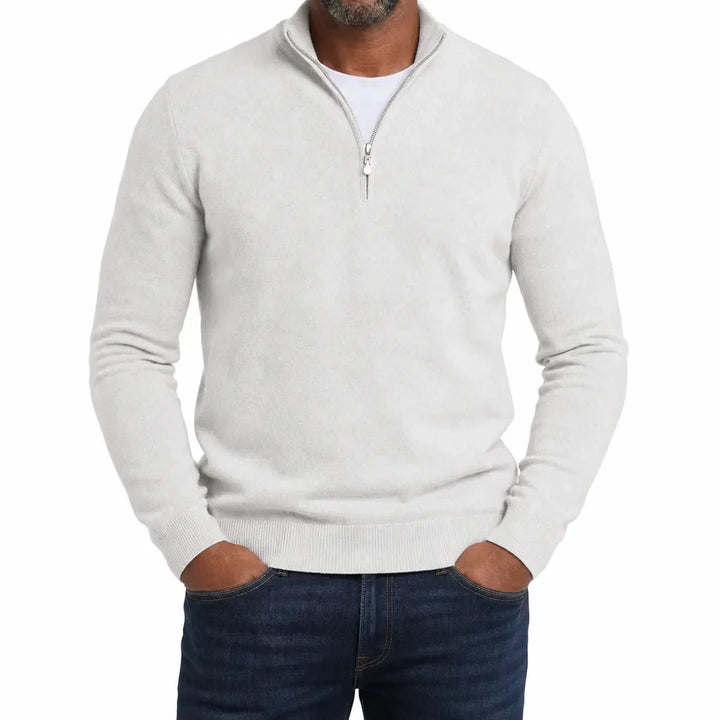 Men’s Quarter-Zip Pullover Sweater