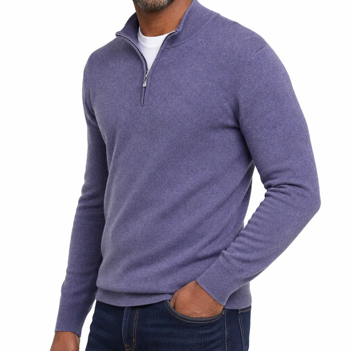 Men’s Quarter-Zip Pullover Sweater