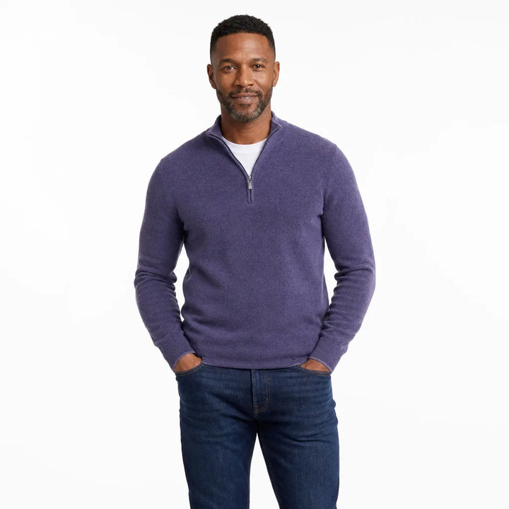 Men’s Quarter-Zip Pullover Sweater