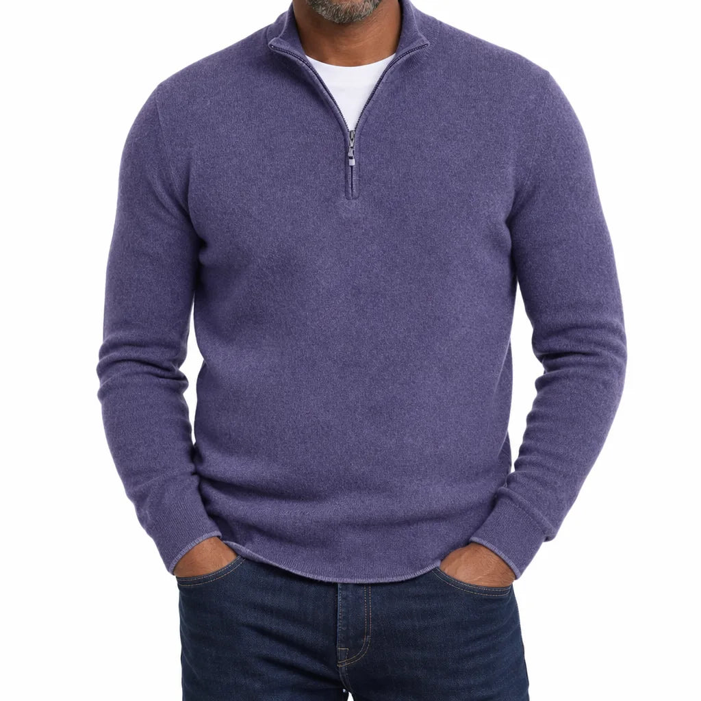 Men’s Quarter-Zip Pullover Sweater