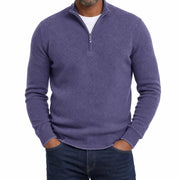 Men’s Quarter-Zip Pullover Sweater