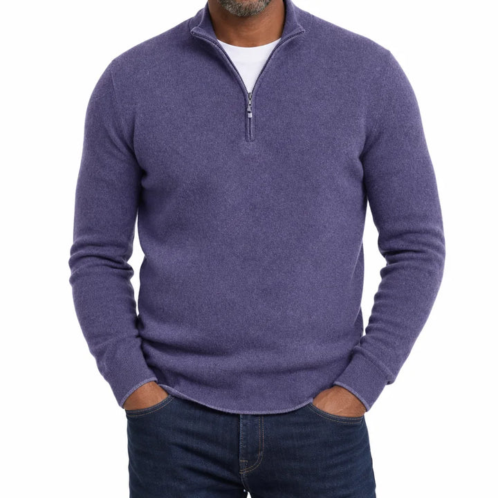 Men’s Quarter-Zip Pullover Sweater