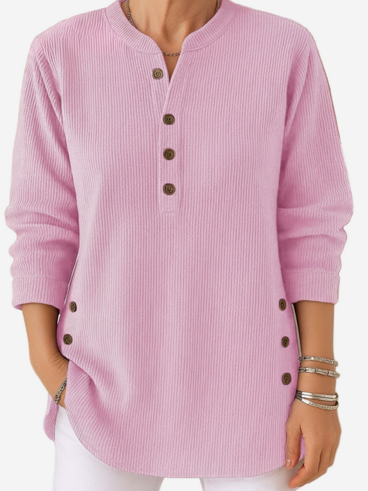 Women’s Long Sleeve Solid Knit Sweater