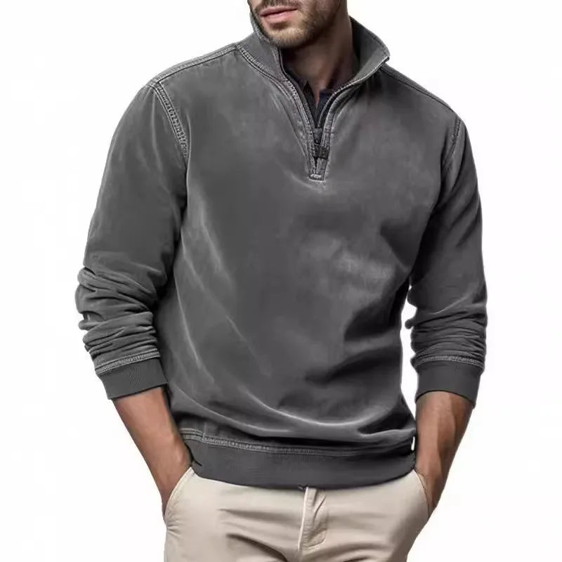 Men’s Classic Quarter-Zip Sweater