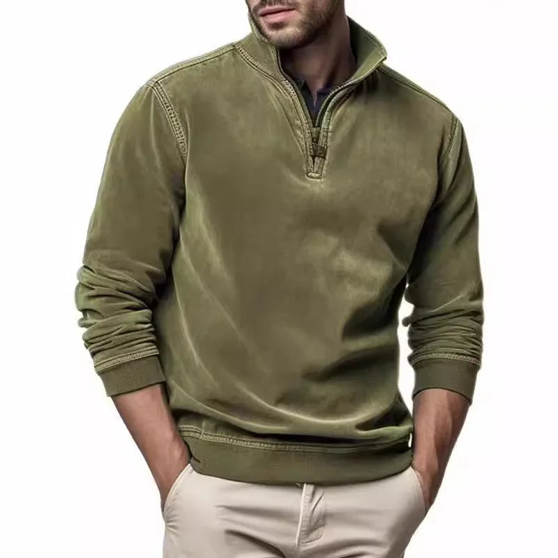 Men’s Classic Quarter-Zip Sweater