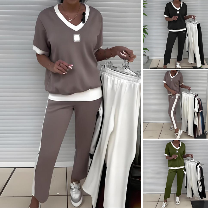 Women’s Elegant Casual Two-Piece Loungewear Set