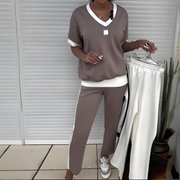 Women’s Elegant Casual Two-Piece Loungewear Set