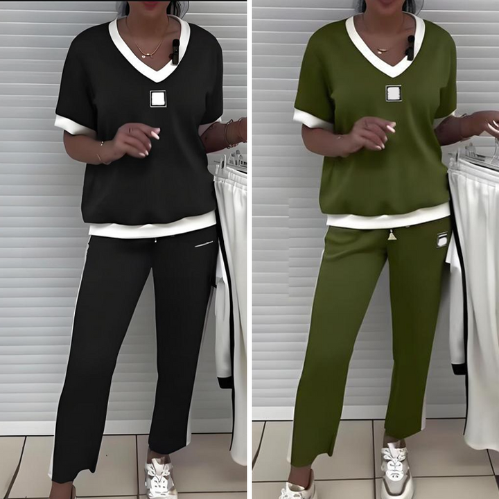 Women’s Elegant Casual Two-Piece Loungewear Set