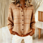 Women’s Soft Warm Plaid Sweater