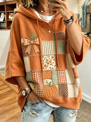 Women’s Oversized Autumn Print Hoodie