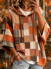 Women’s Oversized Patchwork Hoodie