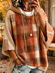 Women’s Oversized Patchwork Hoodie