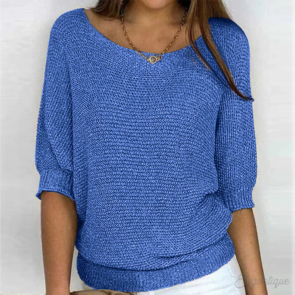 Women’s Relaxed Knit Pullover Top