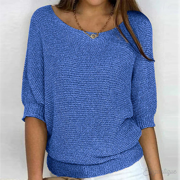 Women’s Relaxed Knit Pullover Top