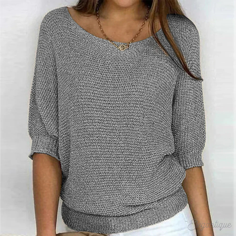 Women’s Relaxed Knit Pullover Top