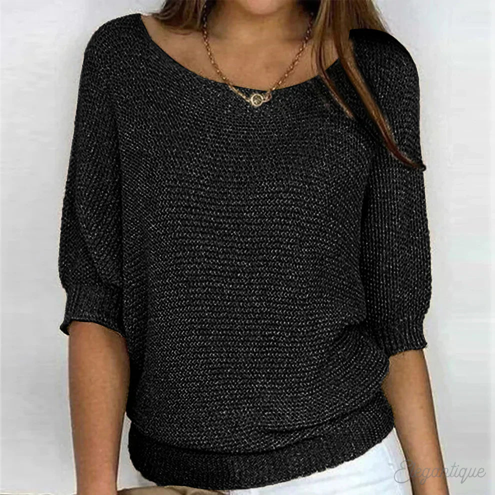 Women’s Relaxed Knit Pullover Top