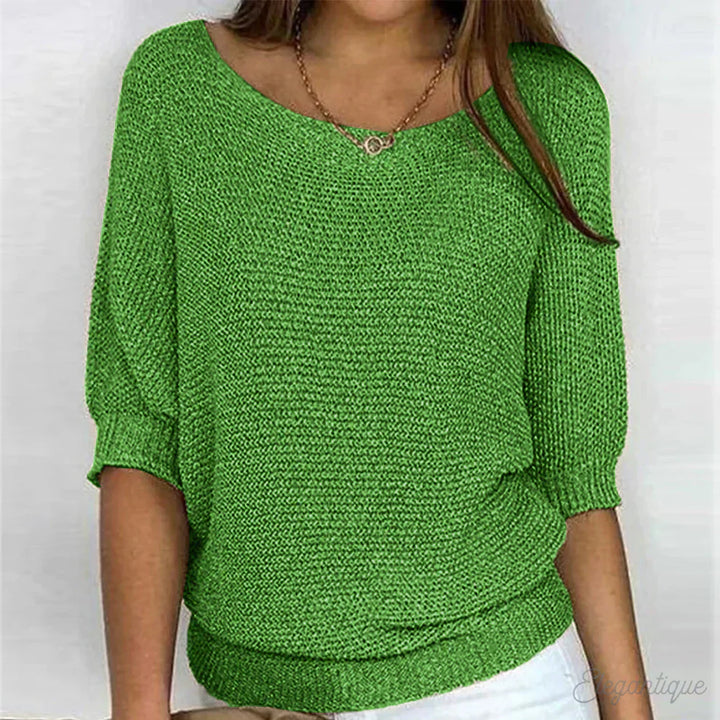 Women’s Relaxed Knit Pullover Top