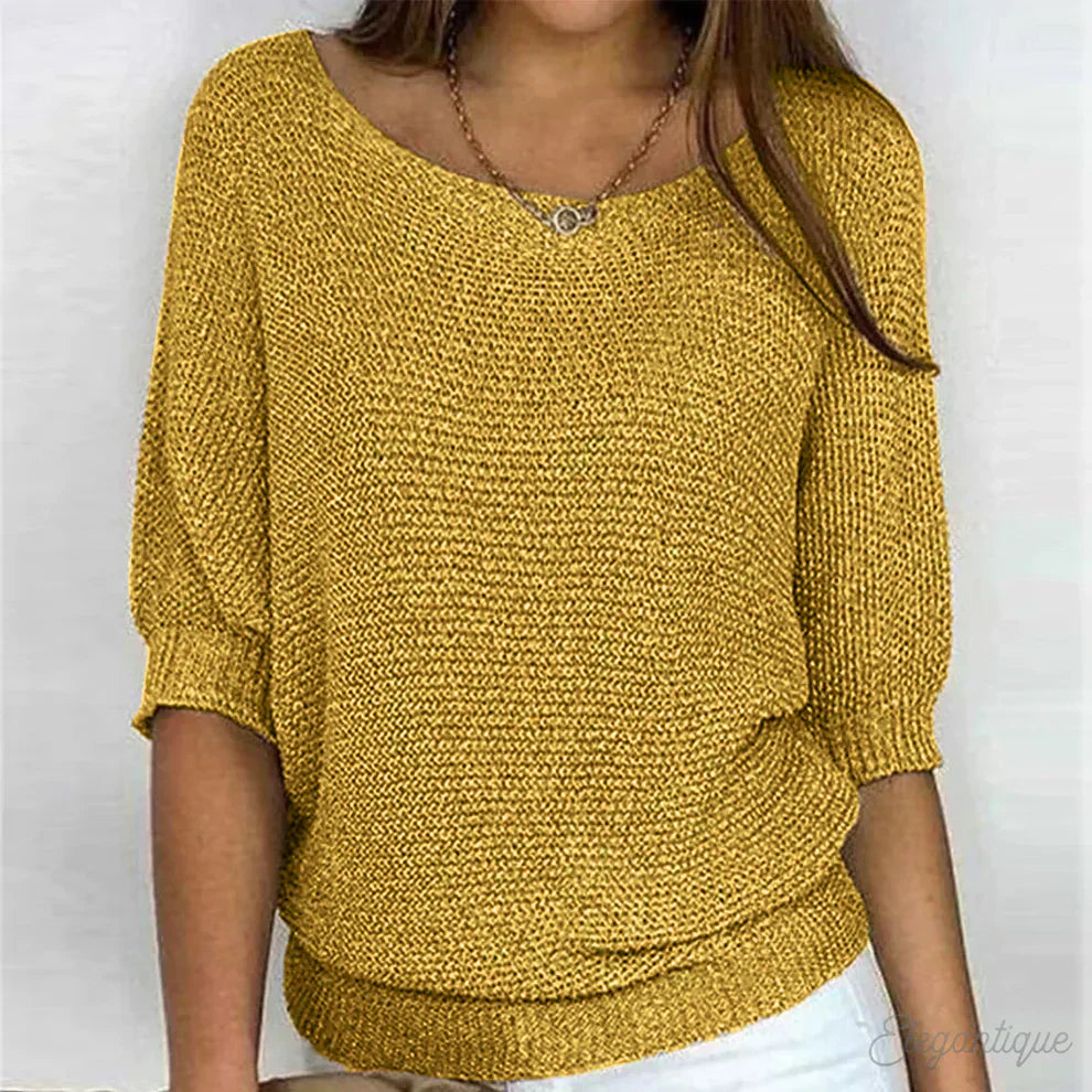 Women’s Relaxed Knit Pullover Top