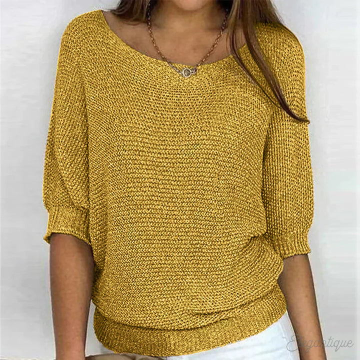 Women’s Relaxed Knit Pullover Top