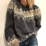 Women’s Icelandic Fair Isle Knit Sweater