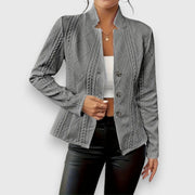 Women’s Textured Button Front Knit Cardigan