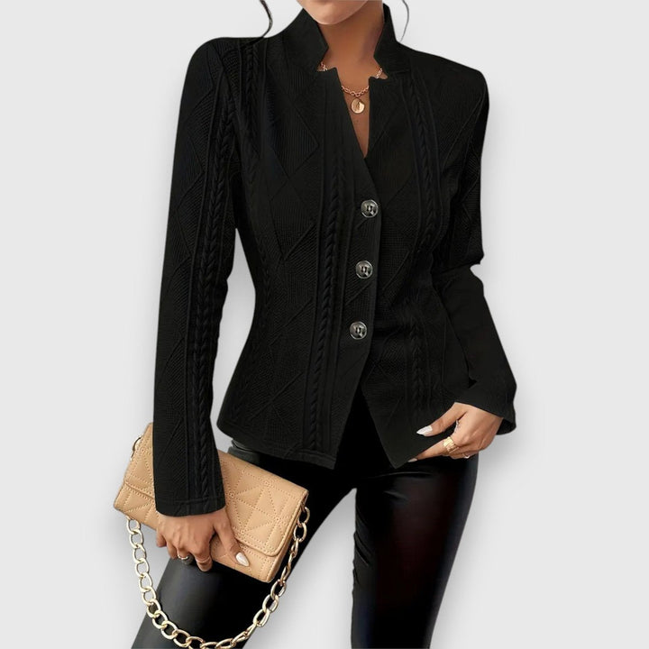 Women’s Textured Button Front Knit Cardigan