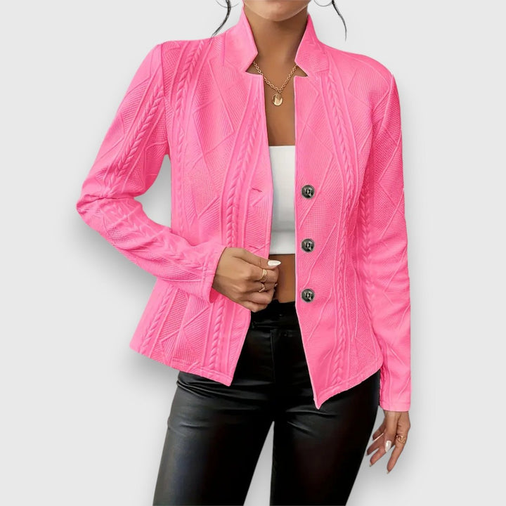 Women’s Textured Button Front Knit Cardigan