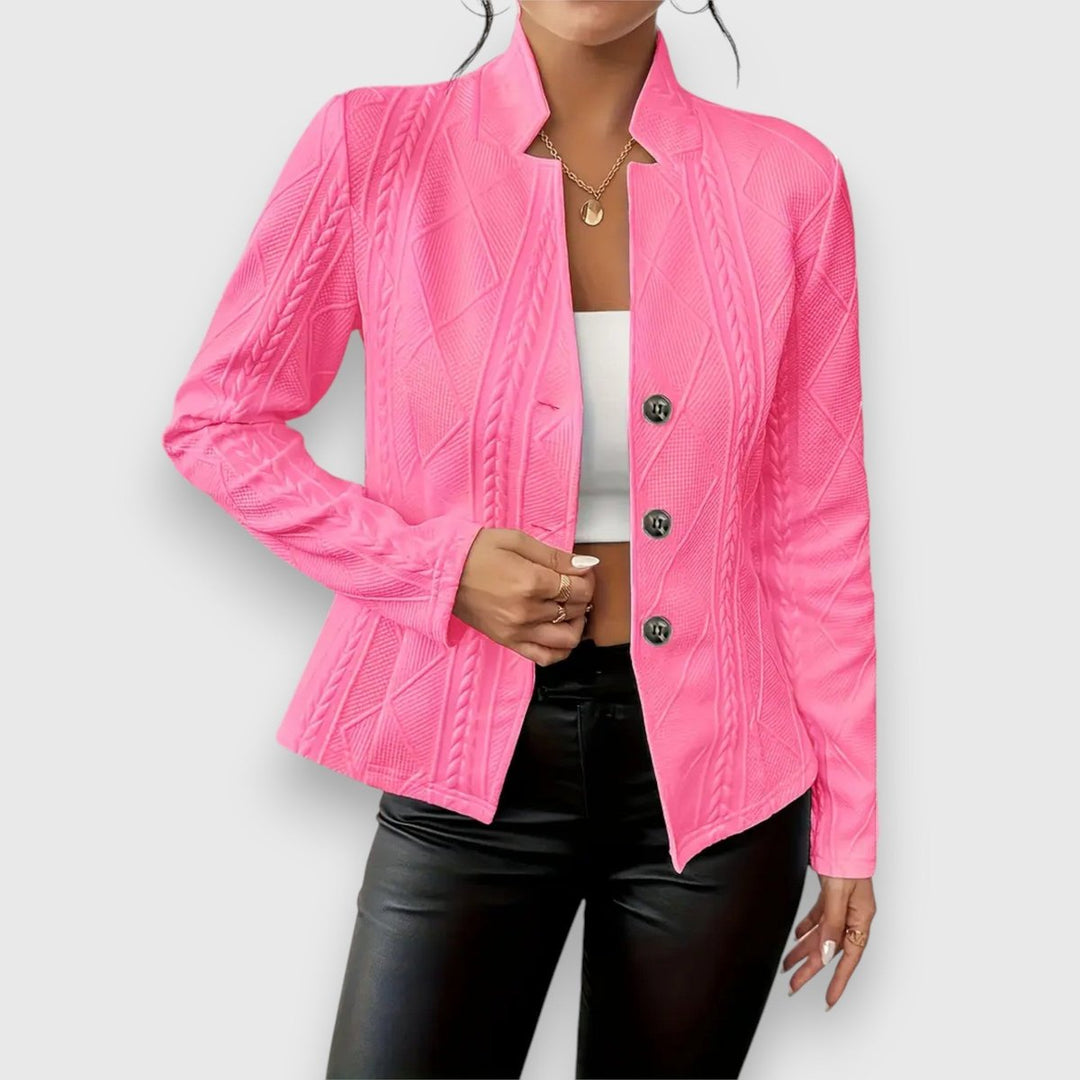 Women’s Textured Button Front Knit Cardigan