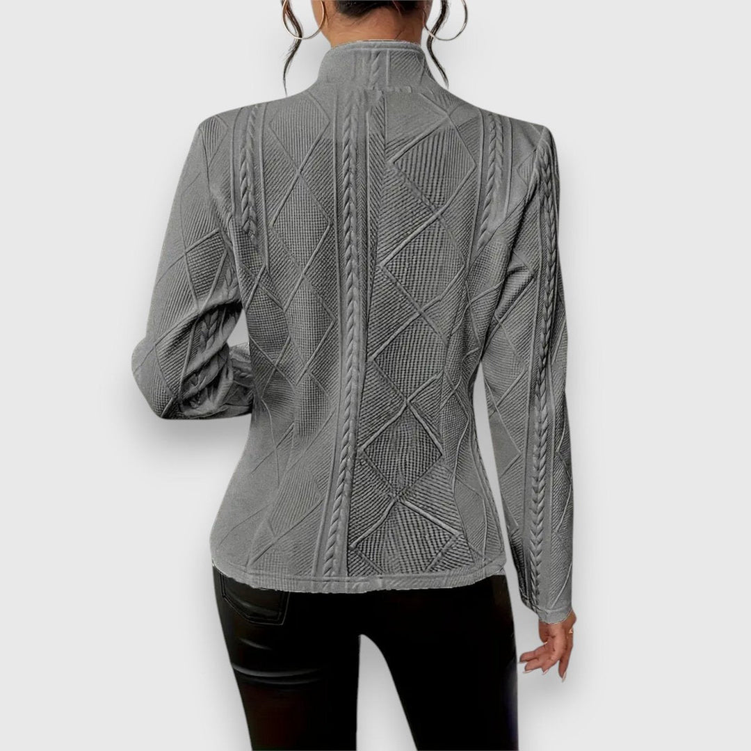 Women’s Textured Button Front Knit Cardigan