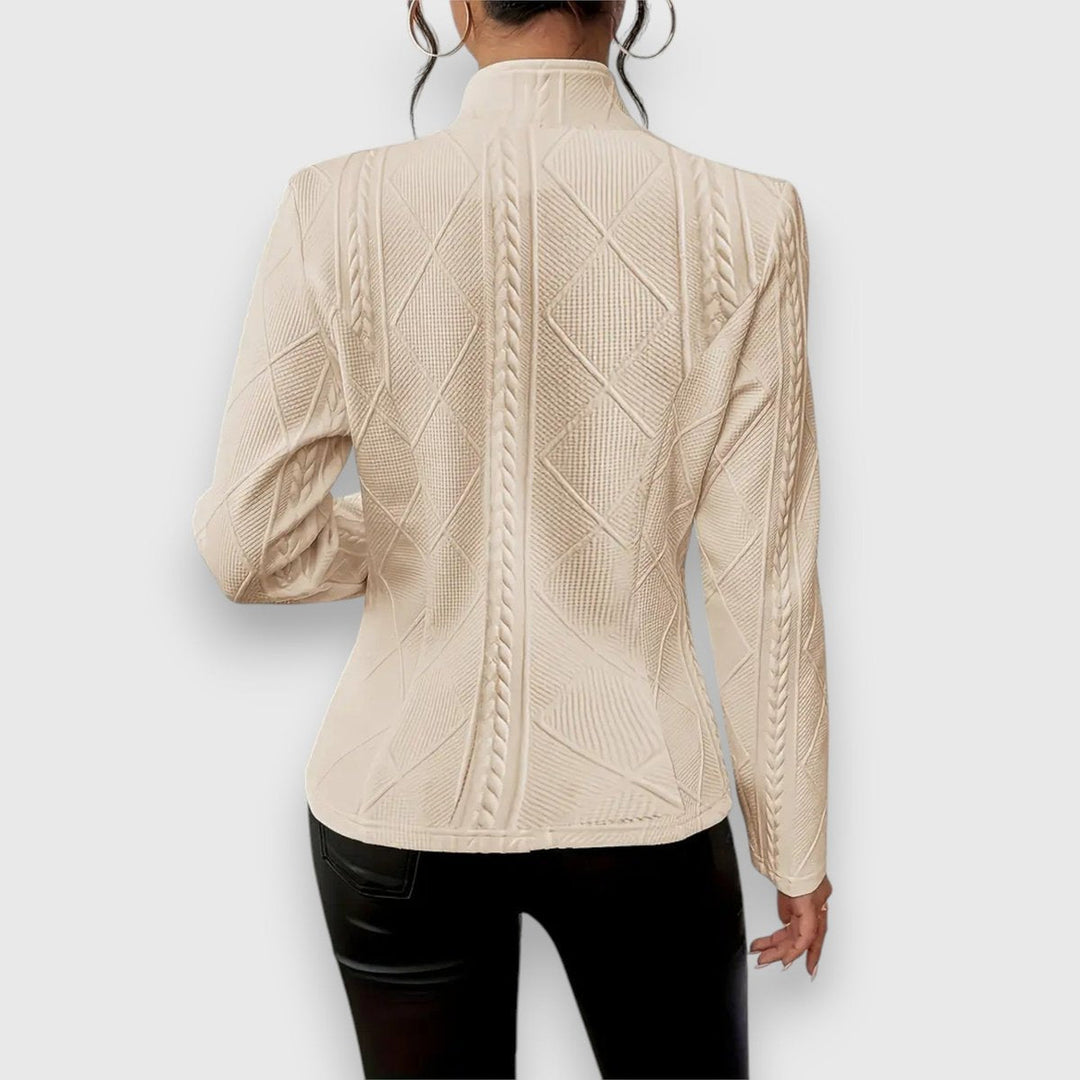 Women’s Textured Button Front Knit Cardigan