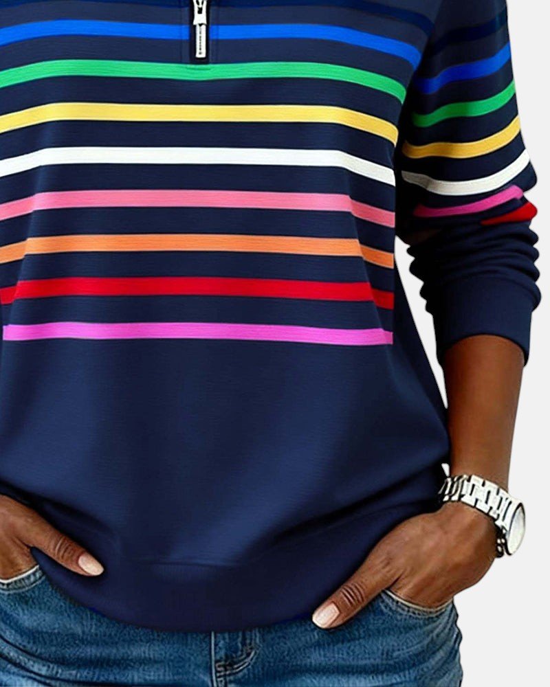 Women’s Quarter Zip Pullover Sweatshirt